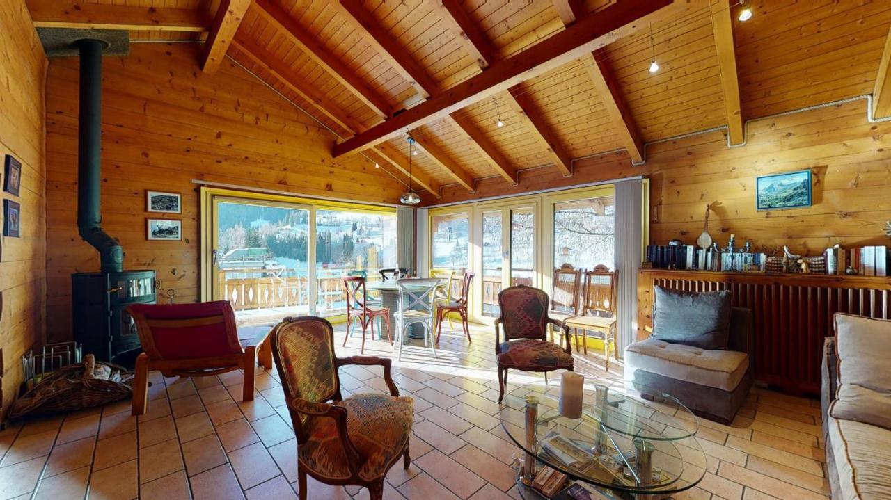 Chalet In The Heart Of The Val D'Anniviers Resort Saint-Jean Bagian luar foto