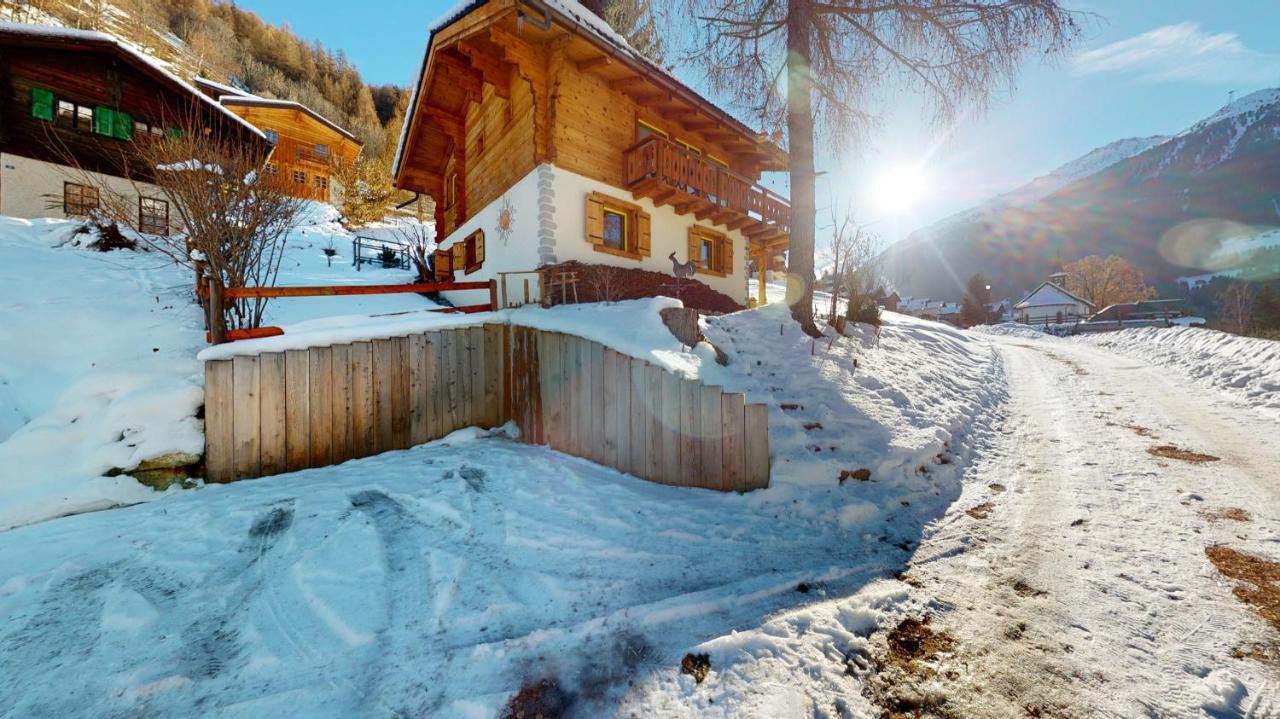 Chalet In The Heart Of The Val D'Anniviers Resort Saint-Jean Bagian luar foto