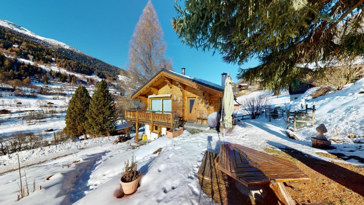 Chalet In The Heart Of The Val D'Anniviers Resort Saint-Jean Bagian luar foto