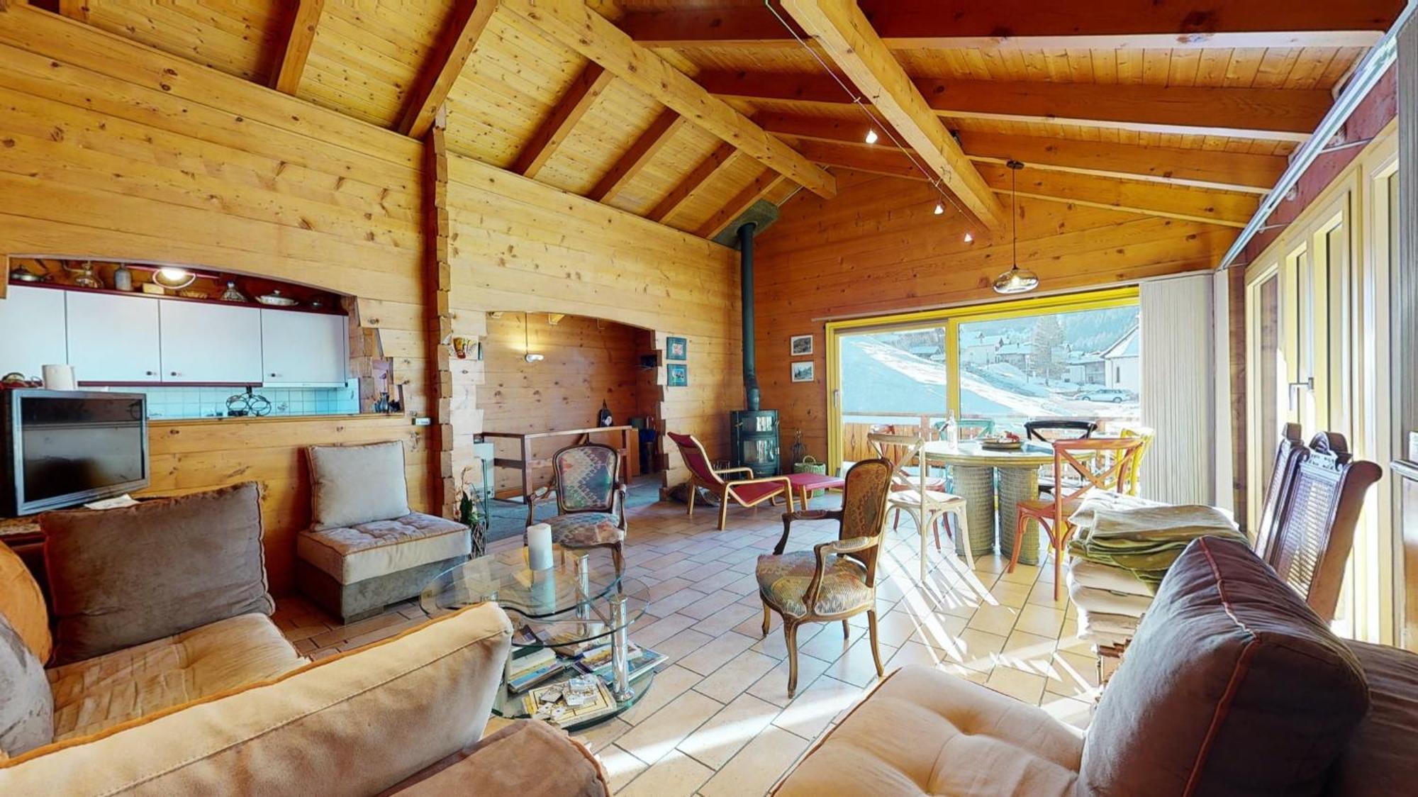 Chalet In The Heart Of The Val D'Anniviers Resort Saint-Jean Bagian luar foto