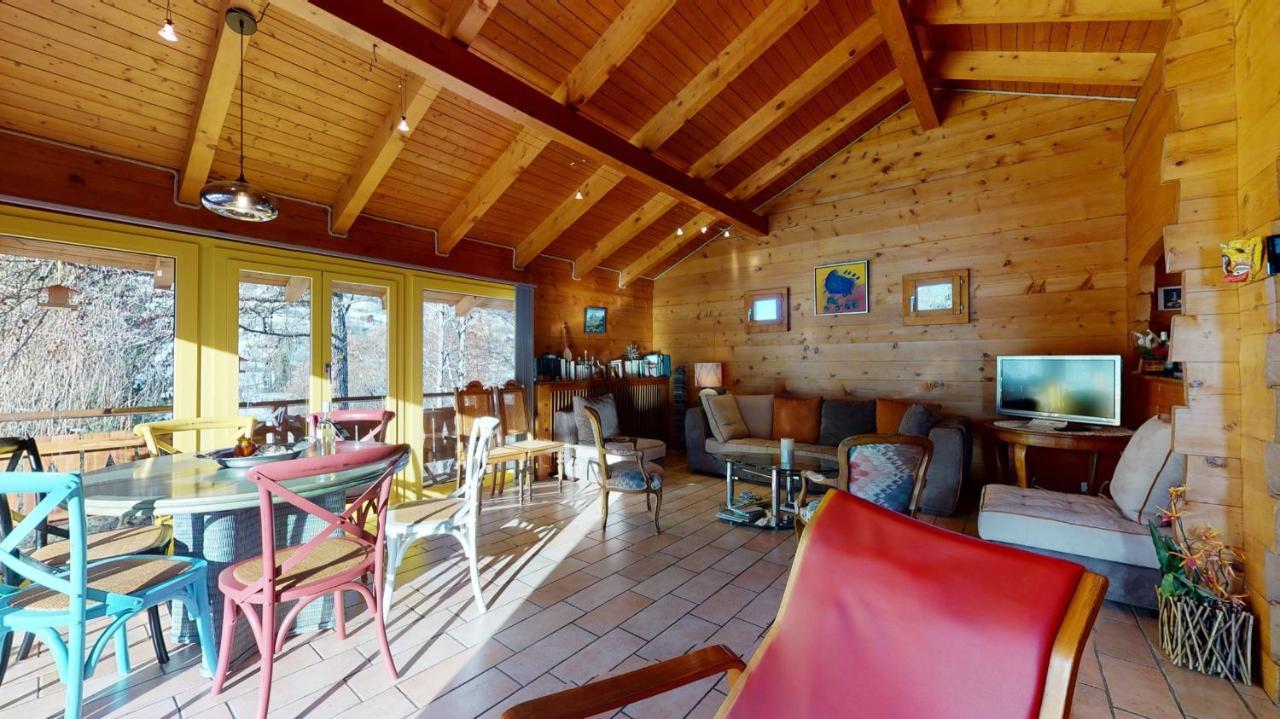 Chalet In The Heart Of The Val D'Anniviers Resort Saint-Jean Bagian luar foto